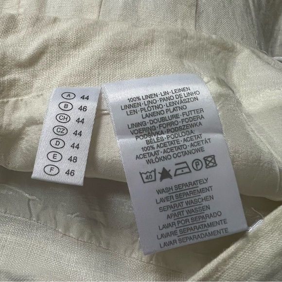 SIXTH SENSE 100% Linen White Mermaid A-Line Lightweight Modest Maxi Skirt Sz XL - Picture 12 of 15